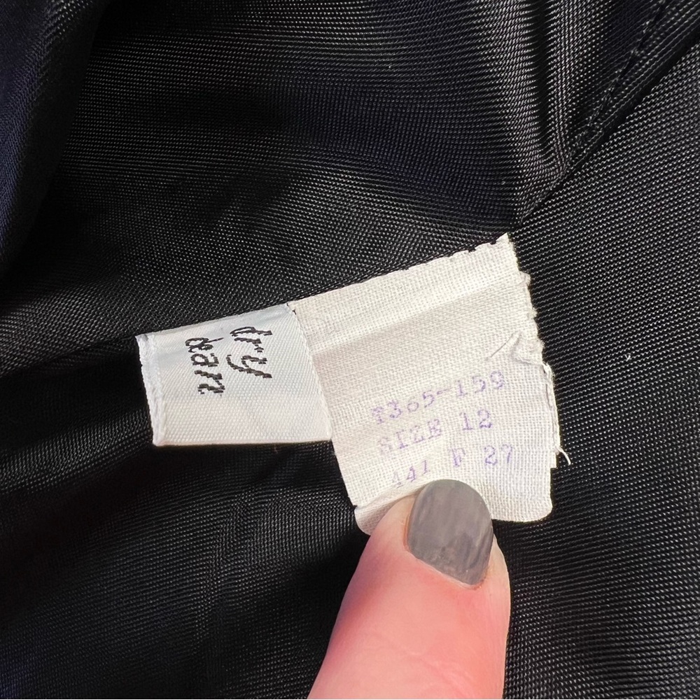 Pendleton Vintage Wool Black Blazer Jacket women's 12 - Picture 8 of 11